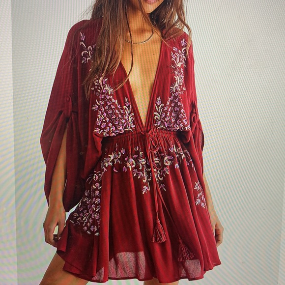 Free people boho mini dress - Picture 3 of 3